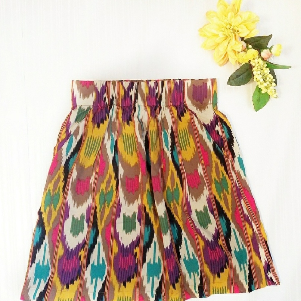 Cabi Multi Color Mini Skirt - image 3